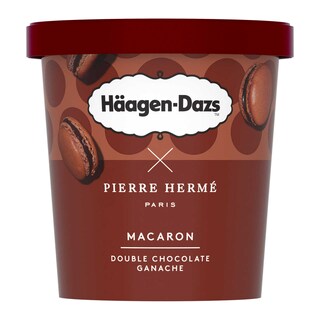 Häagen-Dazs | Roomijs | Macaron | Dubbele chocolade | Zonder gluten 42 cl