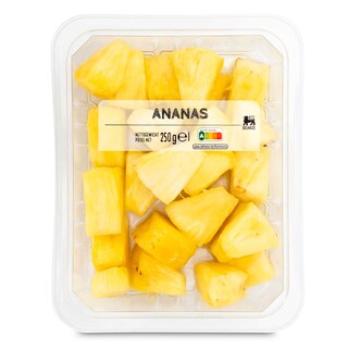 Delhaize | Stukjes ananas 250 gr