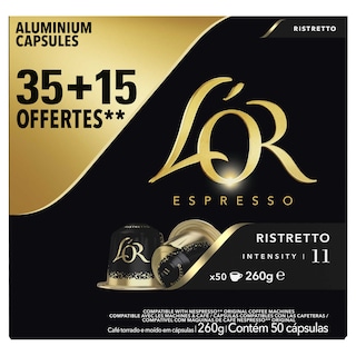 L'Or | Café | Ristretto | Nespresso caps | 35+15 