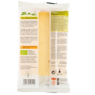 Delhaize | Bio | Gouda | Jeune | Tranches | Bio 250 gr