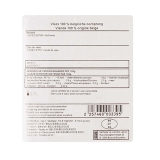 Delhaize | Côte | Veau 
