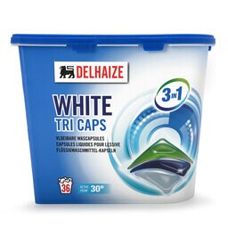 Delhaize | Capsules liquides pour lessive | Blanc 