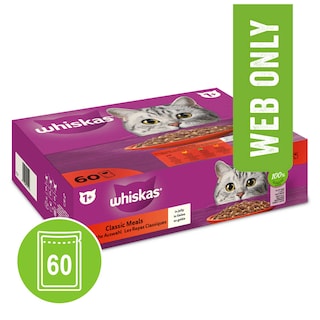 Whiskas | Aliment chat | Gelée | Mix viande 