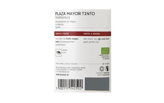 Espagne - Spanje | Castilla - La Mancha | Plaza Mayor Tempranillo R | Bio 