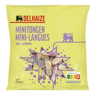 Delhaize | Bonbons | Langue | Acidulé 250 gr