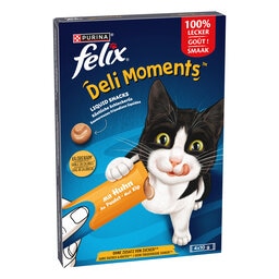 Felix | Snacks Chat | Creamy | Poulet 4 x 10 gr