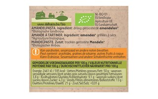 Delhaize | Bio | Beurre | Amande | Bio 250 gr