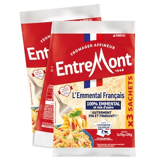 Entremont | Fromage | Emmental | Râpé 
