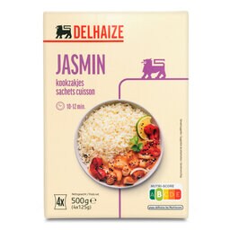 Delhaize | Rijst | Thai | Jasmijn | Kookbuiltje 4 x 125 gr