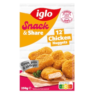 Iglo | Snack & Share | 12 Chicken Nuggets 
