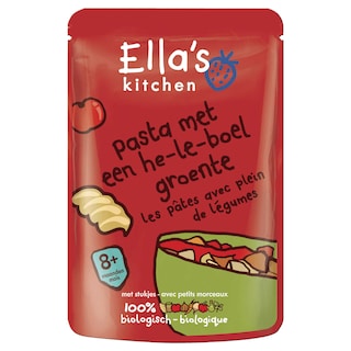 Ella's Kitchen | Maaltijd | Pasta met Groenten | 8M | Bio 