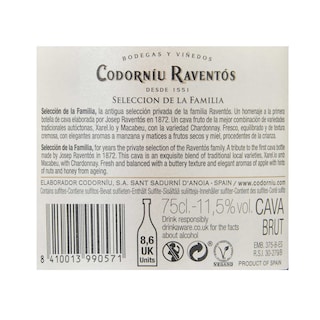 Codorniu | Cava | Raventós | Bio | Brut 