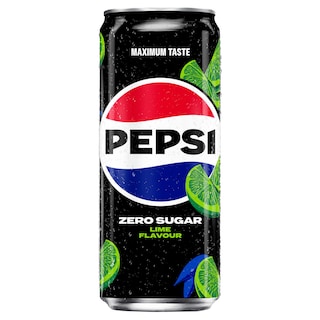 Pepsi | Cola | Zero | Limoen | Sleek Can 