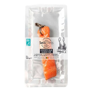 Seacrets | Zalm | Gerookt | Hangend 120 gr