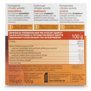Delhaize | Crabe | Royal 