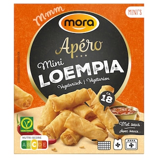 Mora | vegetarische Mini loempia's 