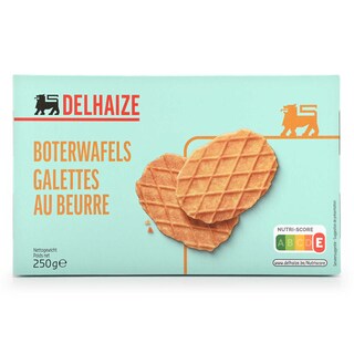 Delhaize | Gaufrettes | Beurre | Fin 250 gr