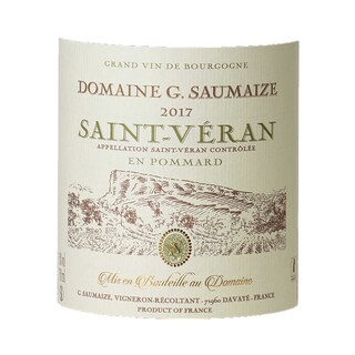 France -- Frankijk | Maconnais | Veran Domaine Saumaize | 2017 | Blanc | Maconnais 