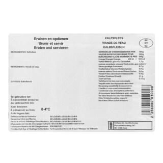 Delhaize | Brunir et servir | Veau 