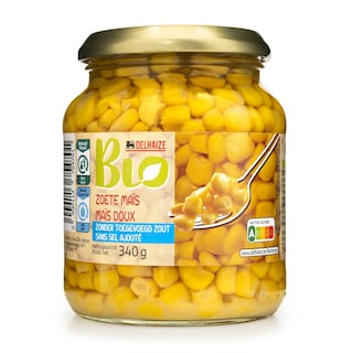 Delhaize | Bio | Maïs sucré | Bio 230 gr