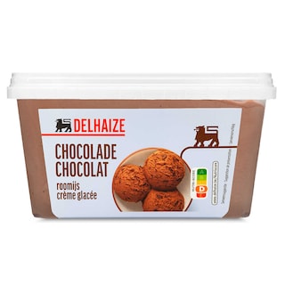Delhaize | Roomijs | Chocolade 