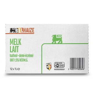Delhaize | Melk | Halfvolle 12 x 1 l