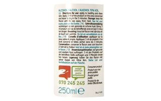 Delhaize | 250ML ALCOHOL 70% VOL 