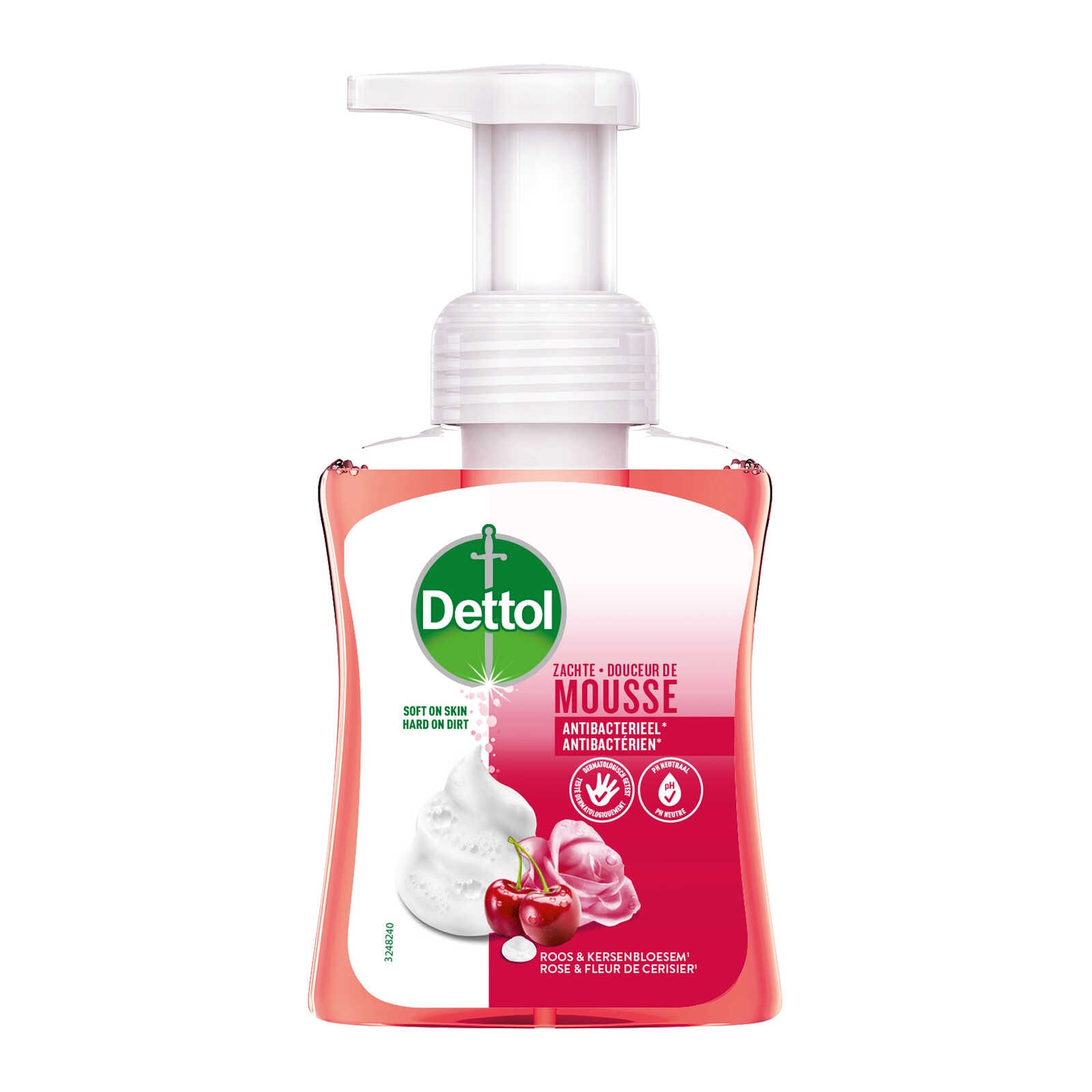 Dettol Mousse | Roos en Kersenbloesem | 25cl