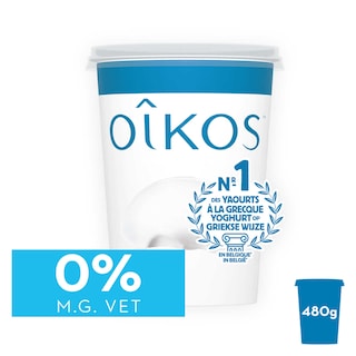 Oikos | Yaourt | Nature | 0% | À la grecque 480 gr