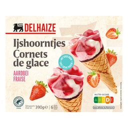 Delhaize | 6 | Corn | Fraise 66 cl
