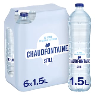 Chaudfontaine | Eau minérale | Non pétillante | PET 6 x 1,5 l