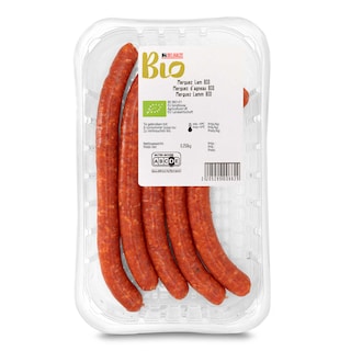 Delhaize | Bio | Merguez | Lam | Bio 