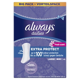 Always | Protège-slips | Large | Freshness | Economy Pack 