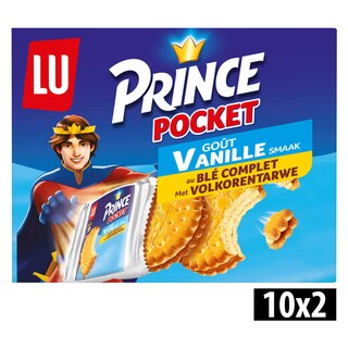 LU | Prince | Biscuits | Pocket | Vanille | 10 Sachets 10 x 40 gr