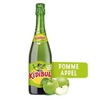 Kidibul | Jus | Pomme | Pétillante | Verre 