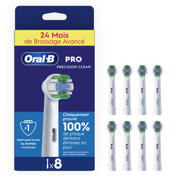 Oral-B | 8 opzetborsteltjes | Precision clean 