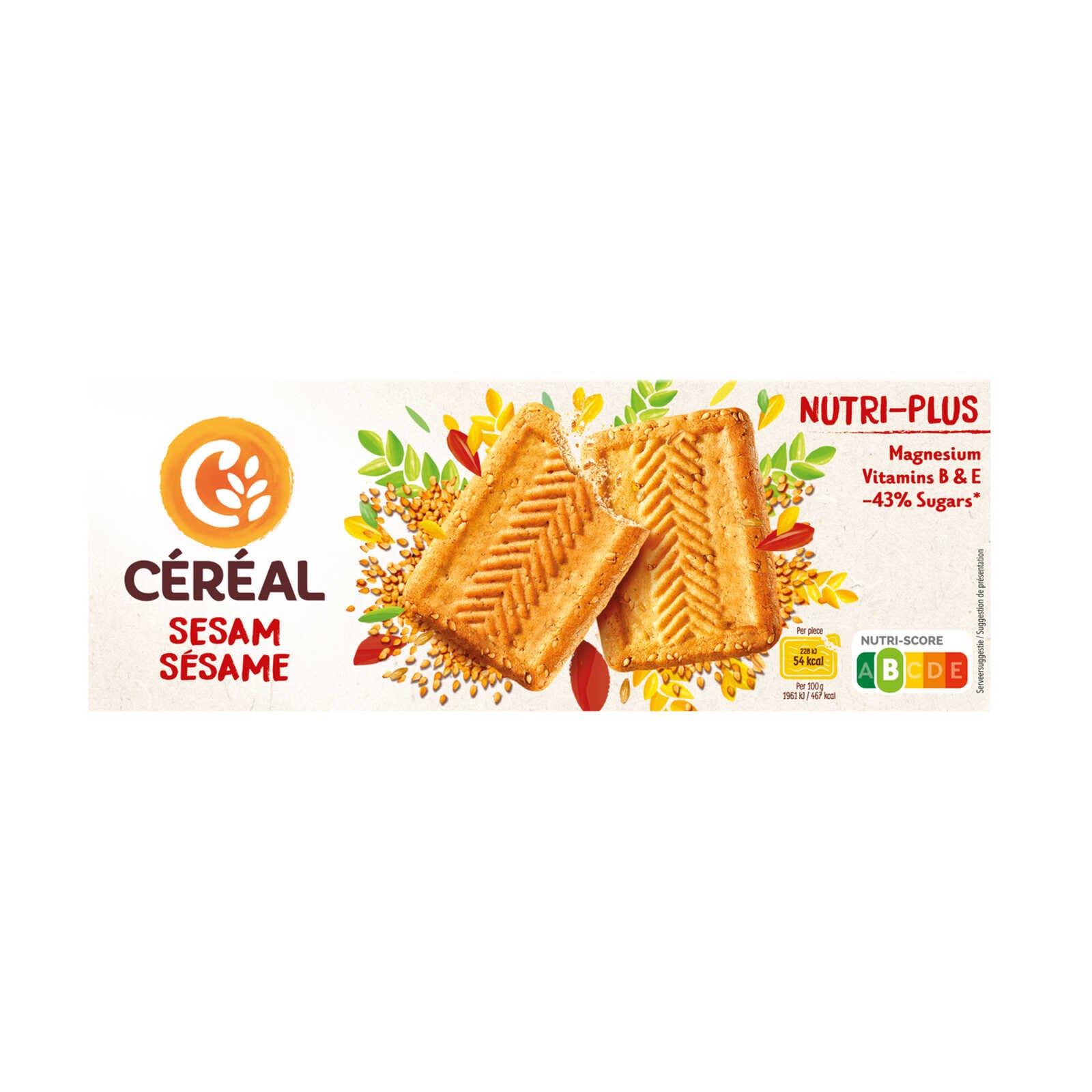 Céréal Actif+ | Vitaliteit | Koekjes | Sesam