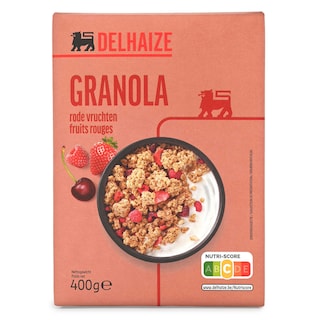 Delhaize | Granola | Rode vruchten 