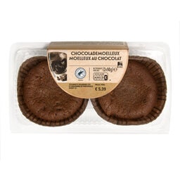 Delhaize | Moelleux | Chocolade 2 st