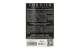 France - Frankrijk | Bordeaux - Saint-Estèphe | Prieuré Couleys de Meyney 2010 