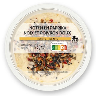 Delhaize | Hummus | Noot | Sweet pepper 