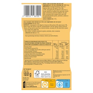 Delhaize | Maaltijdbox | Pasta funghi 