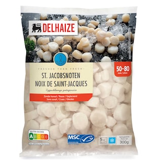 Delhaize | Noix de Saint Jacques | 50/80 