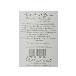 France - Frankrijk | Bourgogne - Côte de Nuits | Nuits St Georges 1er Cru Les Poulettes 12 Dom. Dufouleur 