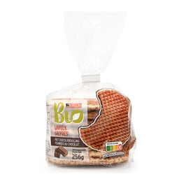 Delhaize | Bio | Wafels | Chocoladevulling | Bio 