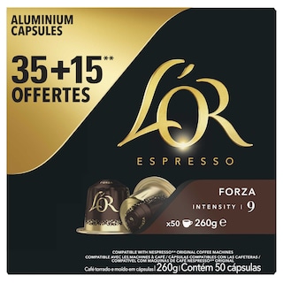 L'Or | Koffie | Forza | Nespresso caps | 35+15 