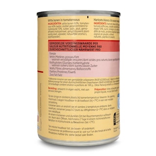 Delhaize | Haricots | Blancs | Sauce tomate 