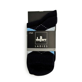 duParc | Damessokken | navy intarsia | 35/38 