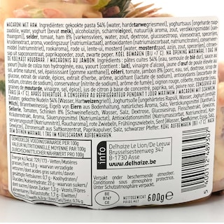 Delhaize | Macaroni | Proscuitto 600 gr