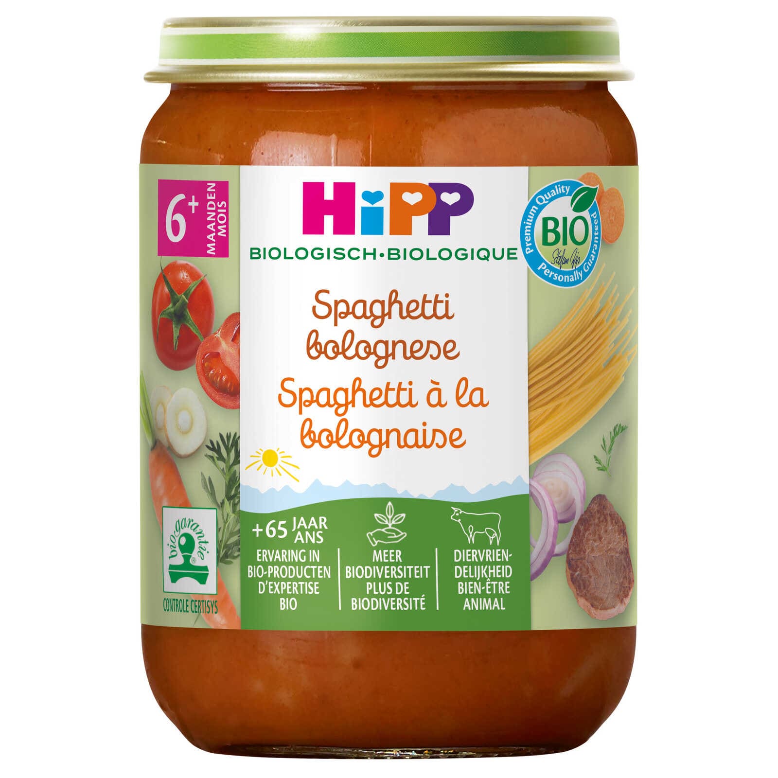 Hipp Maaltijd | Spaghetti Bolognese | 6M | Bio